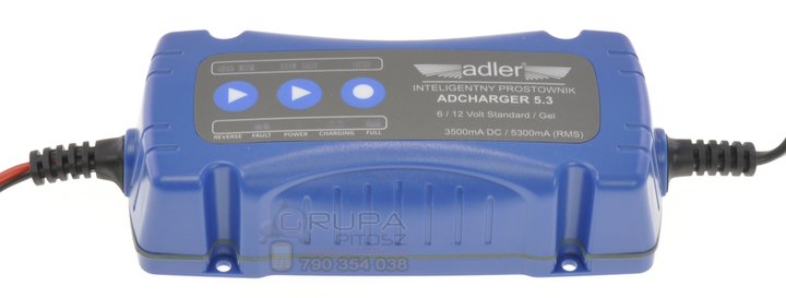 Ładowarka akumulatorów Adler, Adcharger 5.3 6/12 V 3.5 A